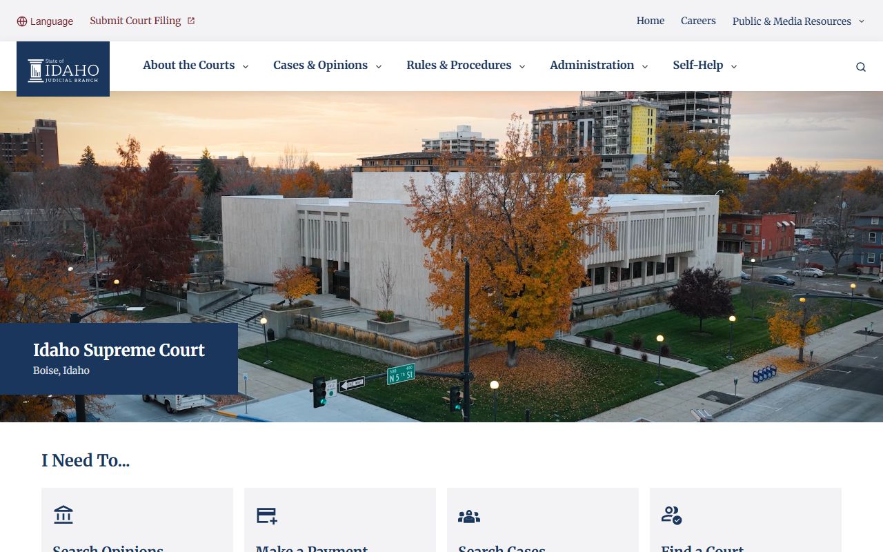 Adams County court dockets Idaho Judicial Branch source