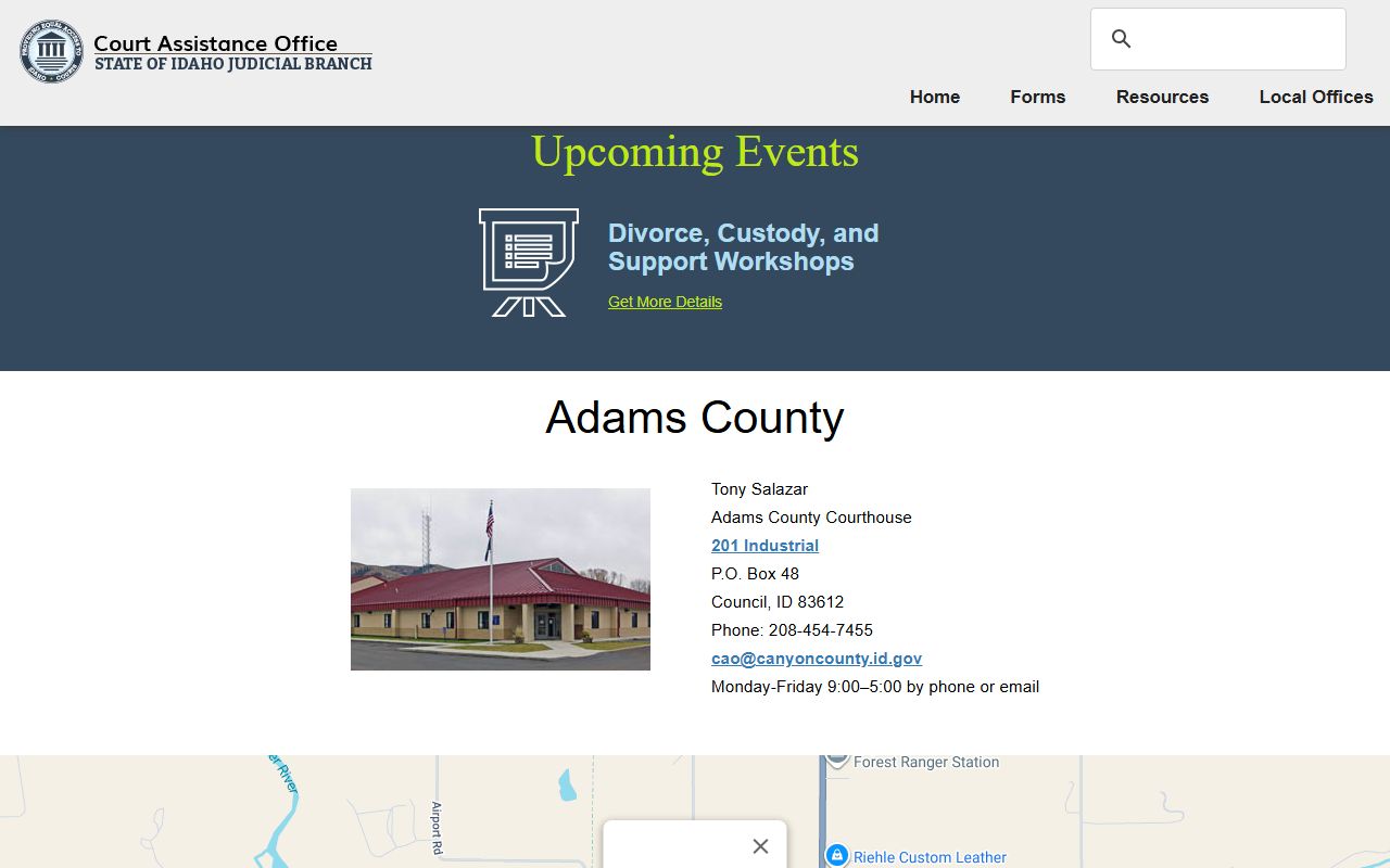Adams County probate records Court Assistance Office